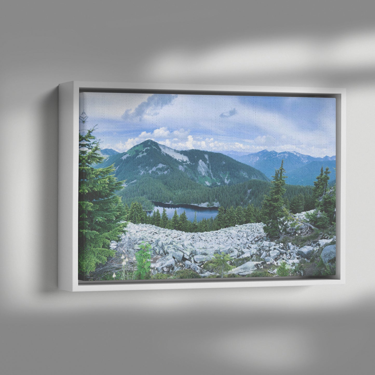 Alpine Lakes Framed Canvas