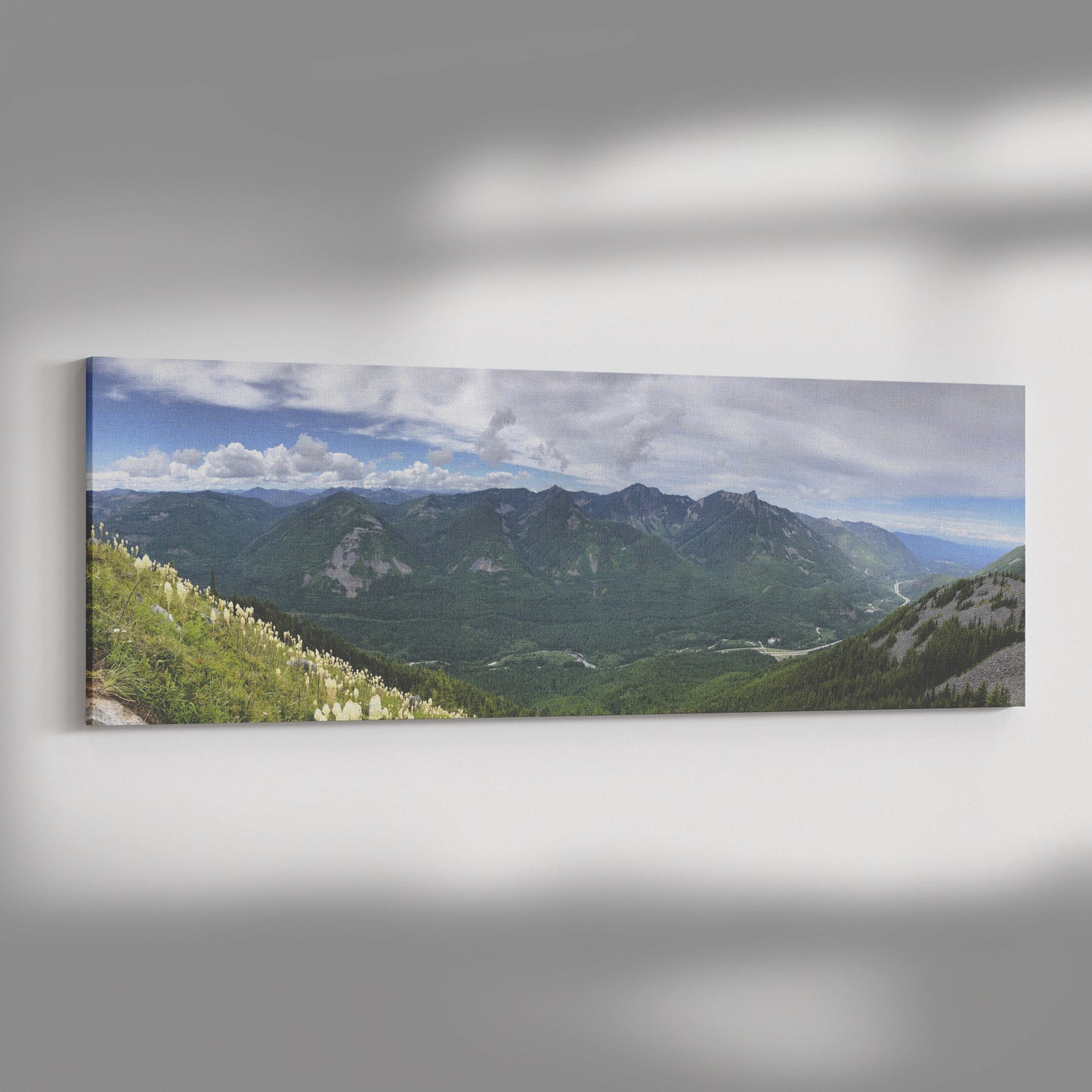 Bandera Mountain Panoramic Canvas Wrap