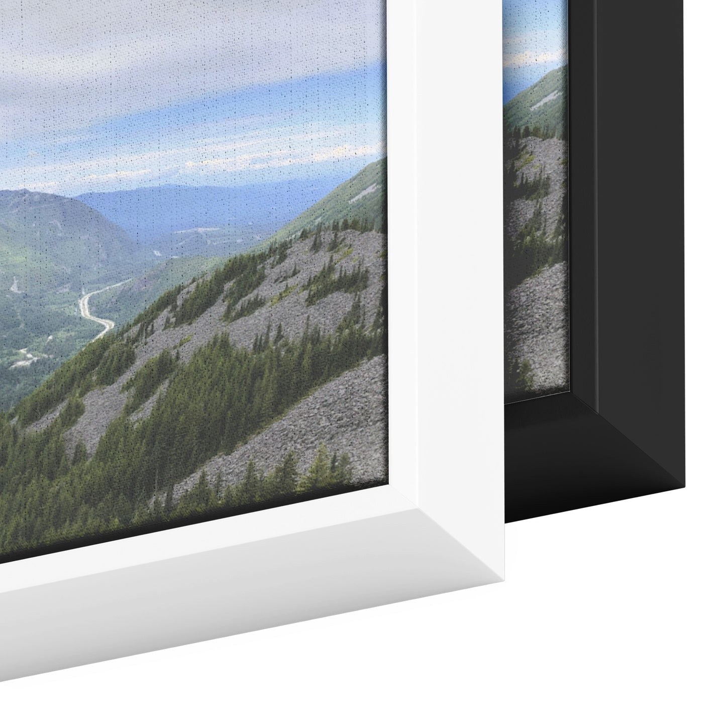 Bandera Mountain Panoramic Framed Canvas