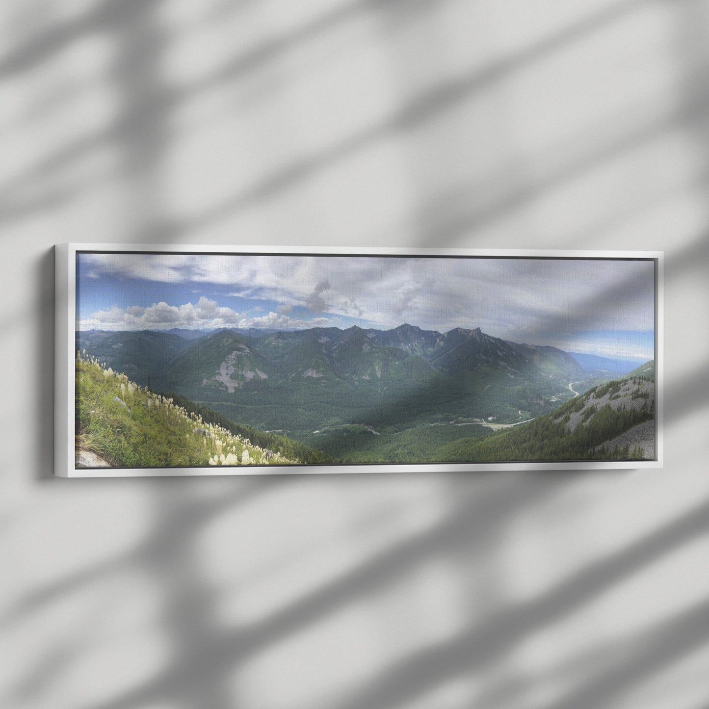 Bandera Mountain Panoramic Framed Canvas