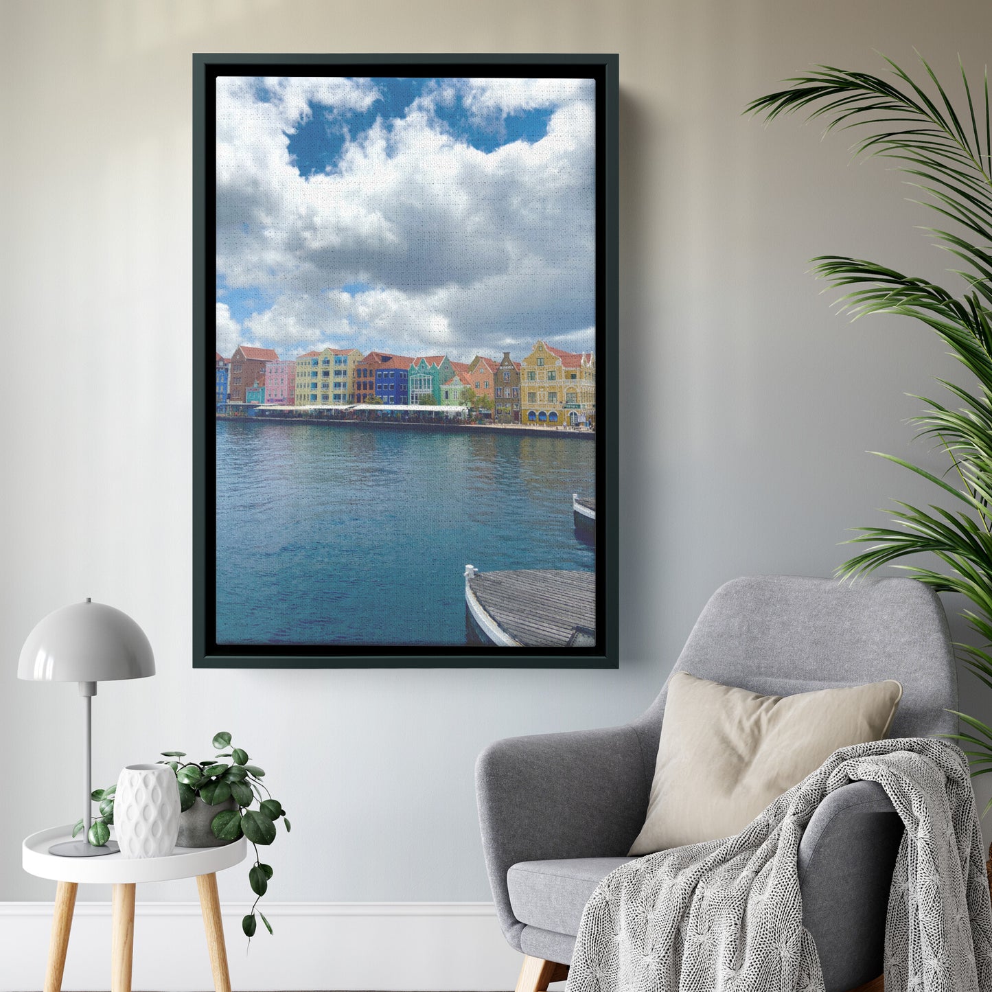 Curaçao Framed Canvas