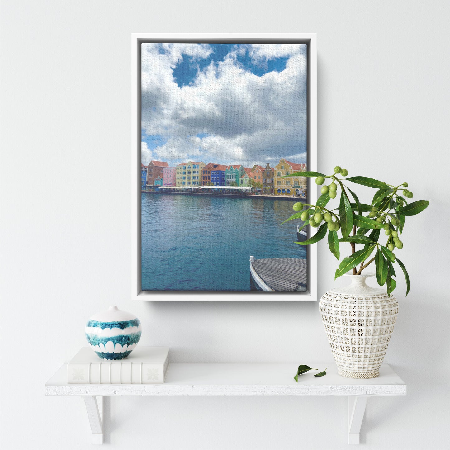 Curaçao Framed Canvas