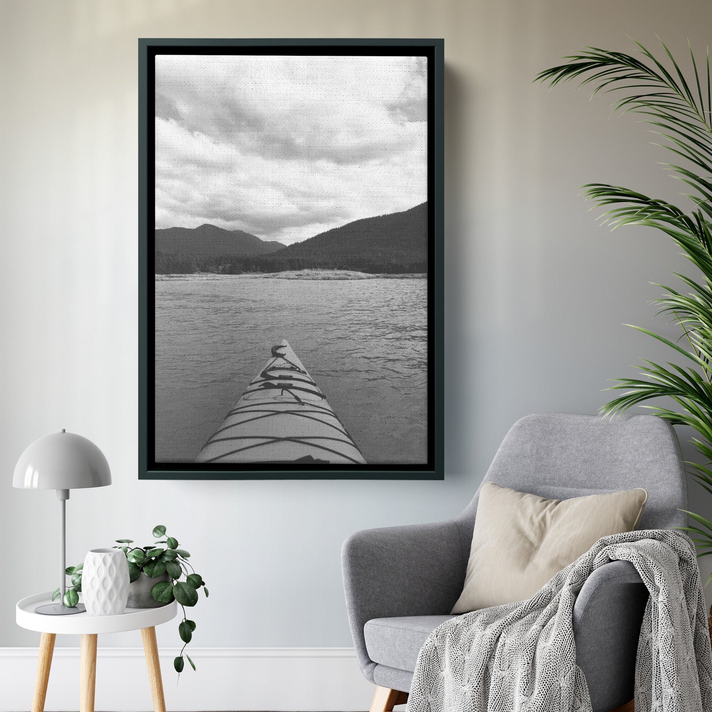 Fritz Cove Framed Canvas-Wall Art