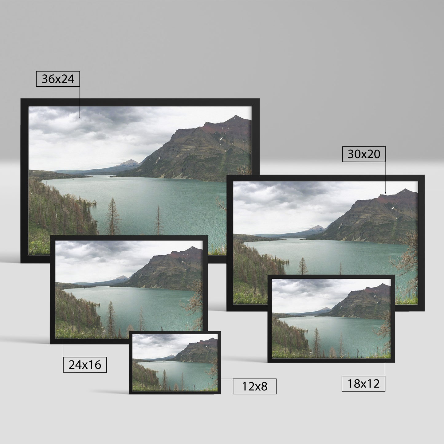 Glacier National Park Framed Print