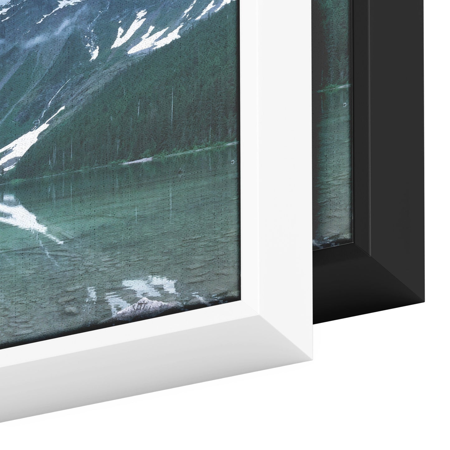 Glacier National Park Lake Framed Canvas