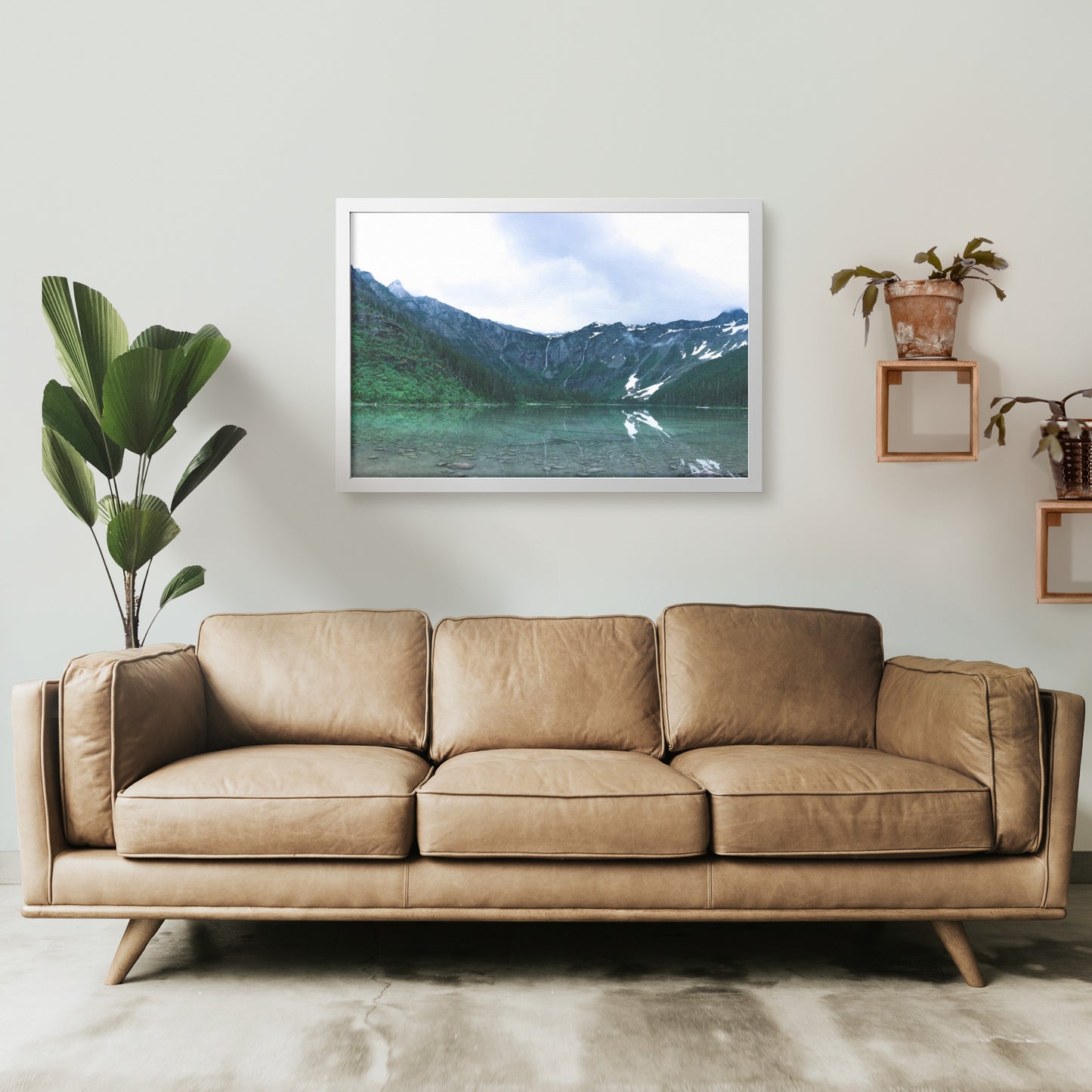 Glacier National Park Lake Framed Print