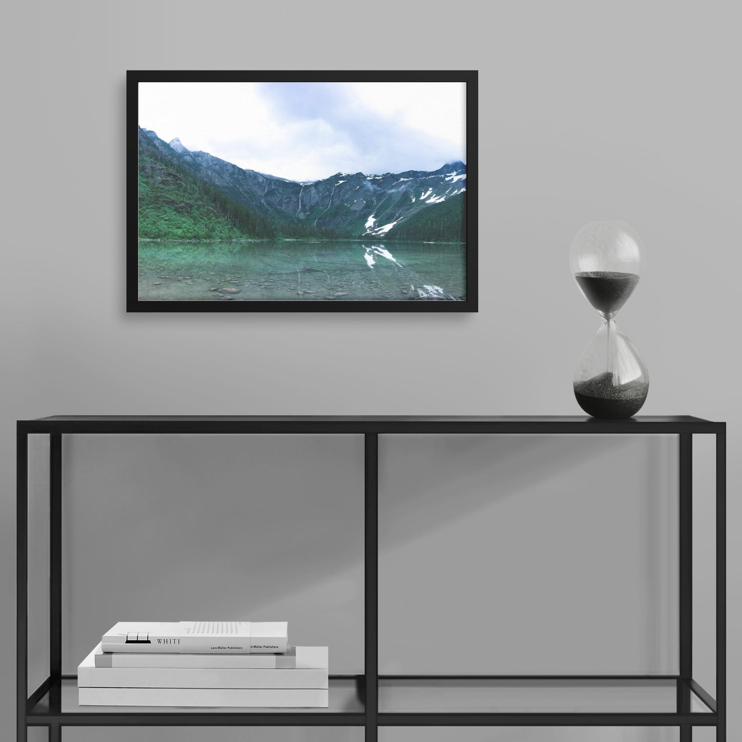 Glacier National Park Lake Framed Print