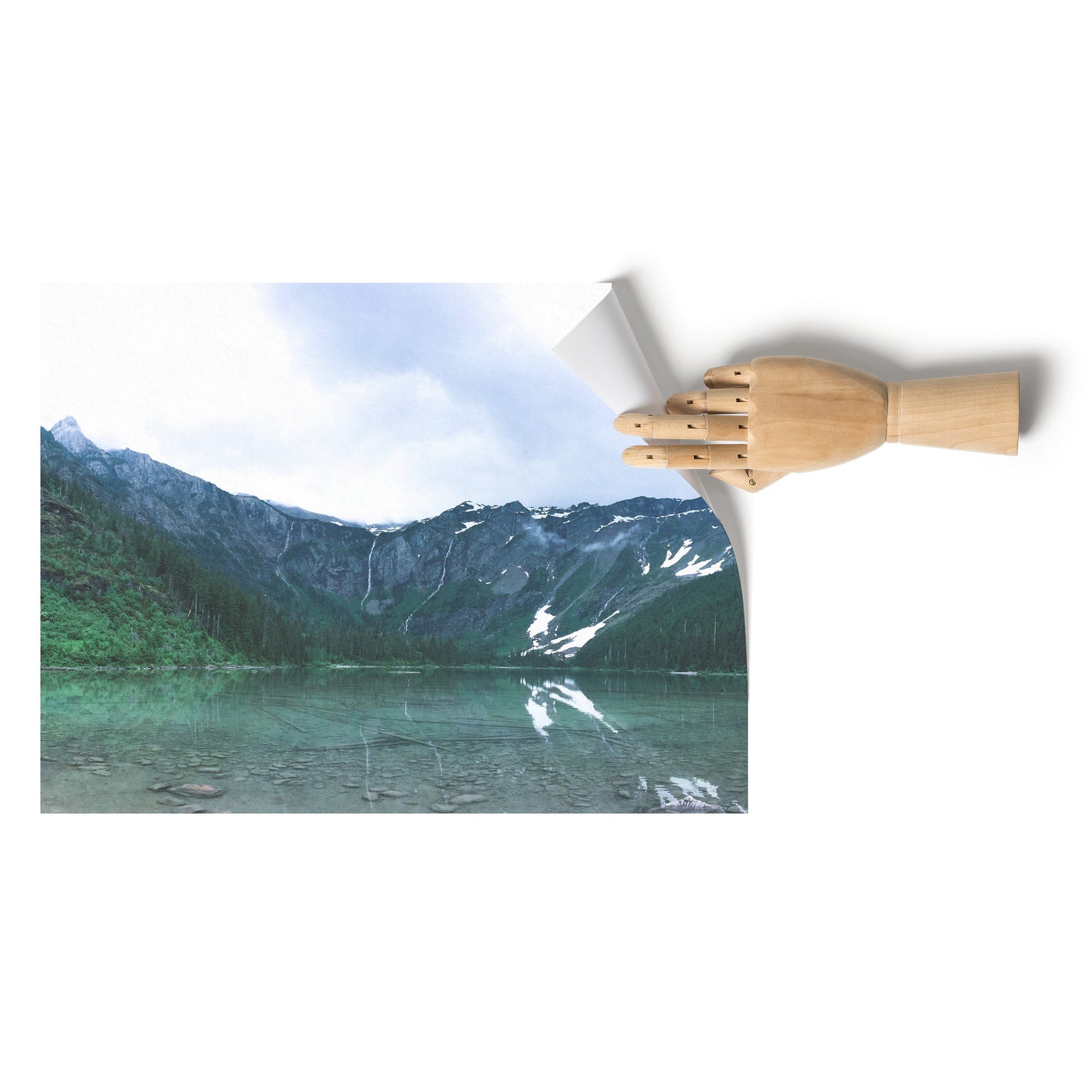 Glacier National Park Lake Poster 18x24