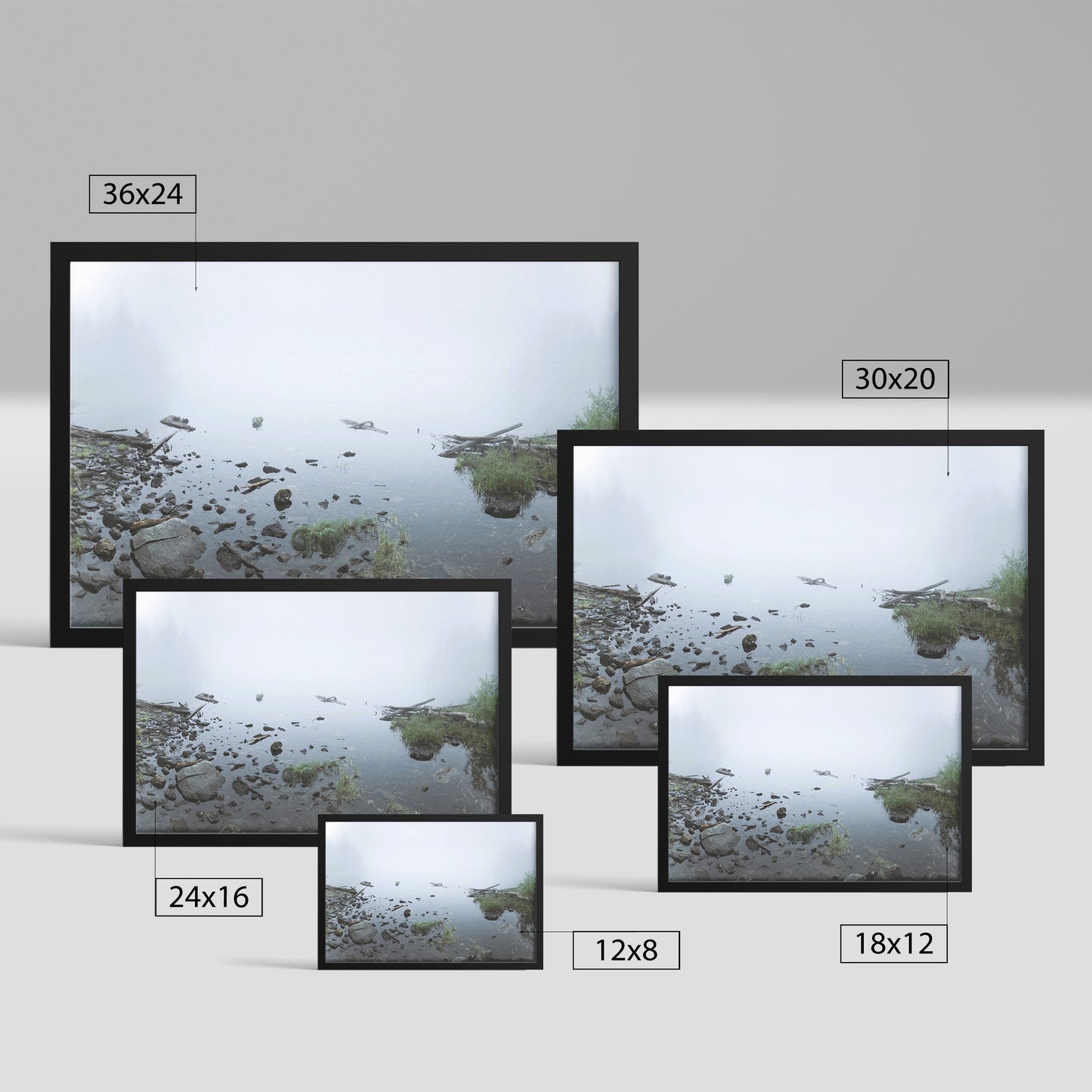 Lake 22 Framed Print