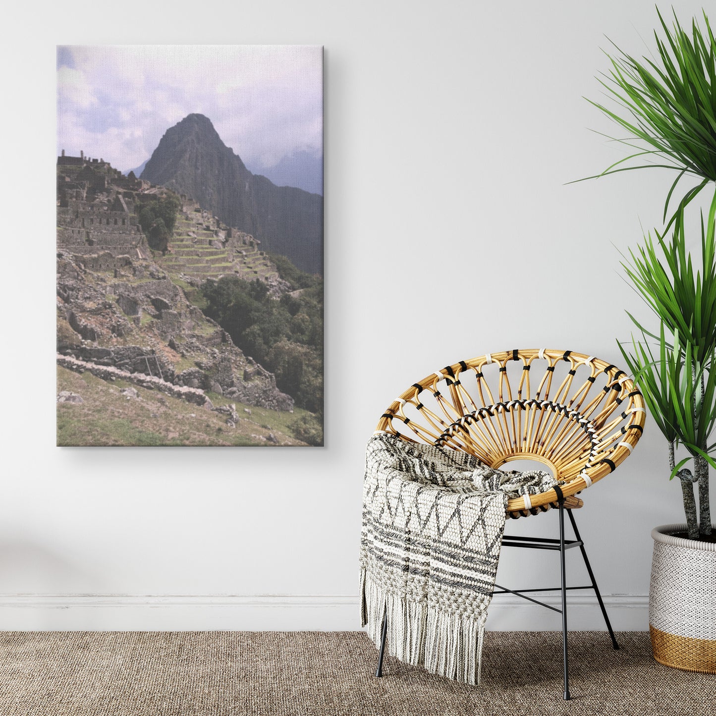 Machu Picchu Canvas Wrap