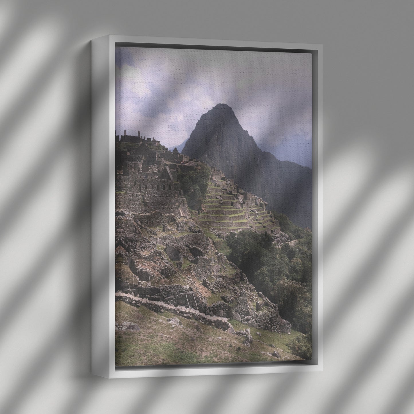 Machu Picchu Framed Canvas