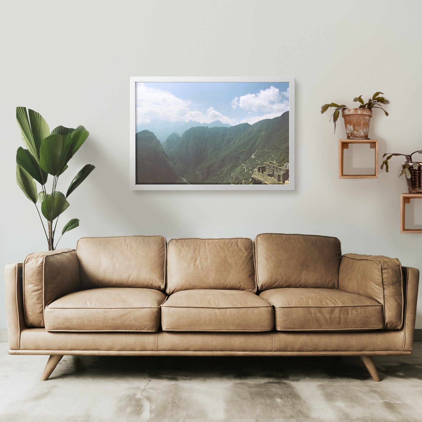 Machu Picchu View Framed Print