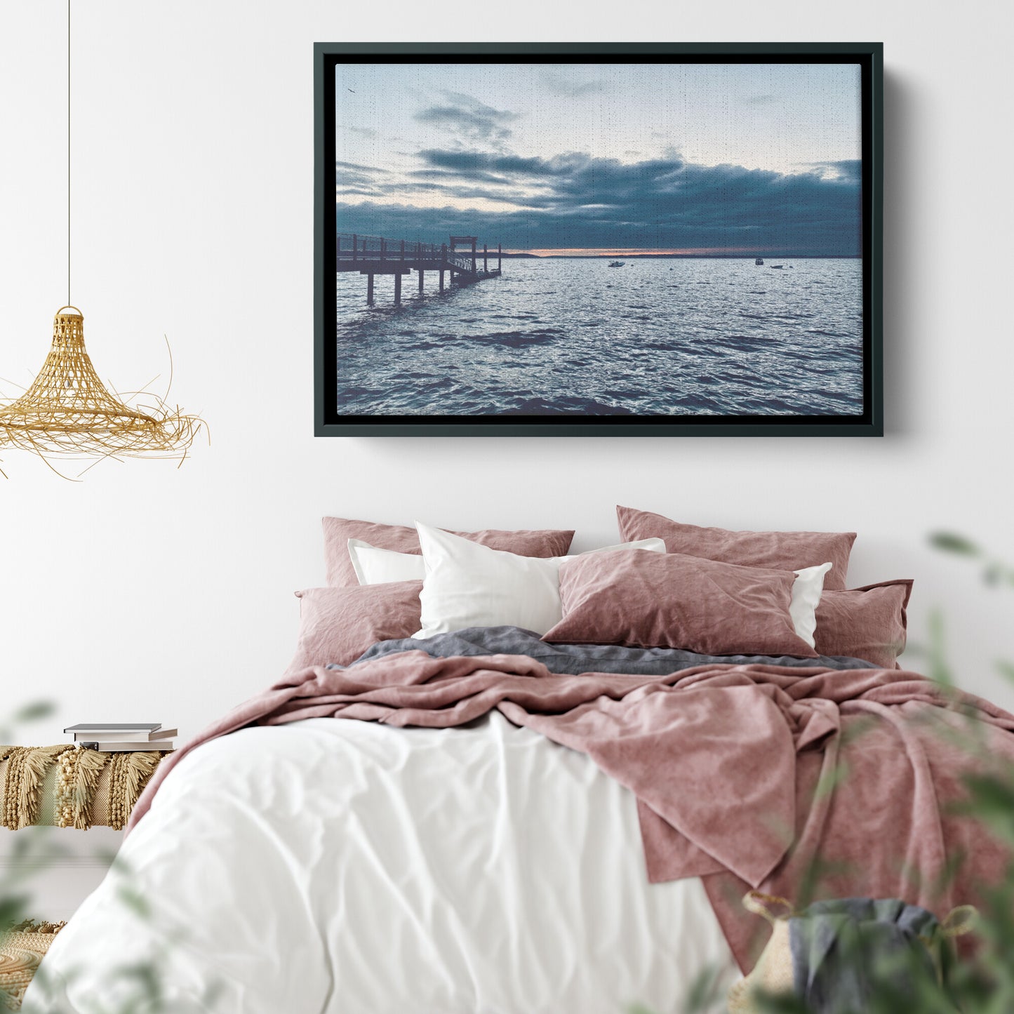 Madrona Beach Framed Canvas-Wall Art