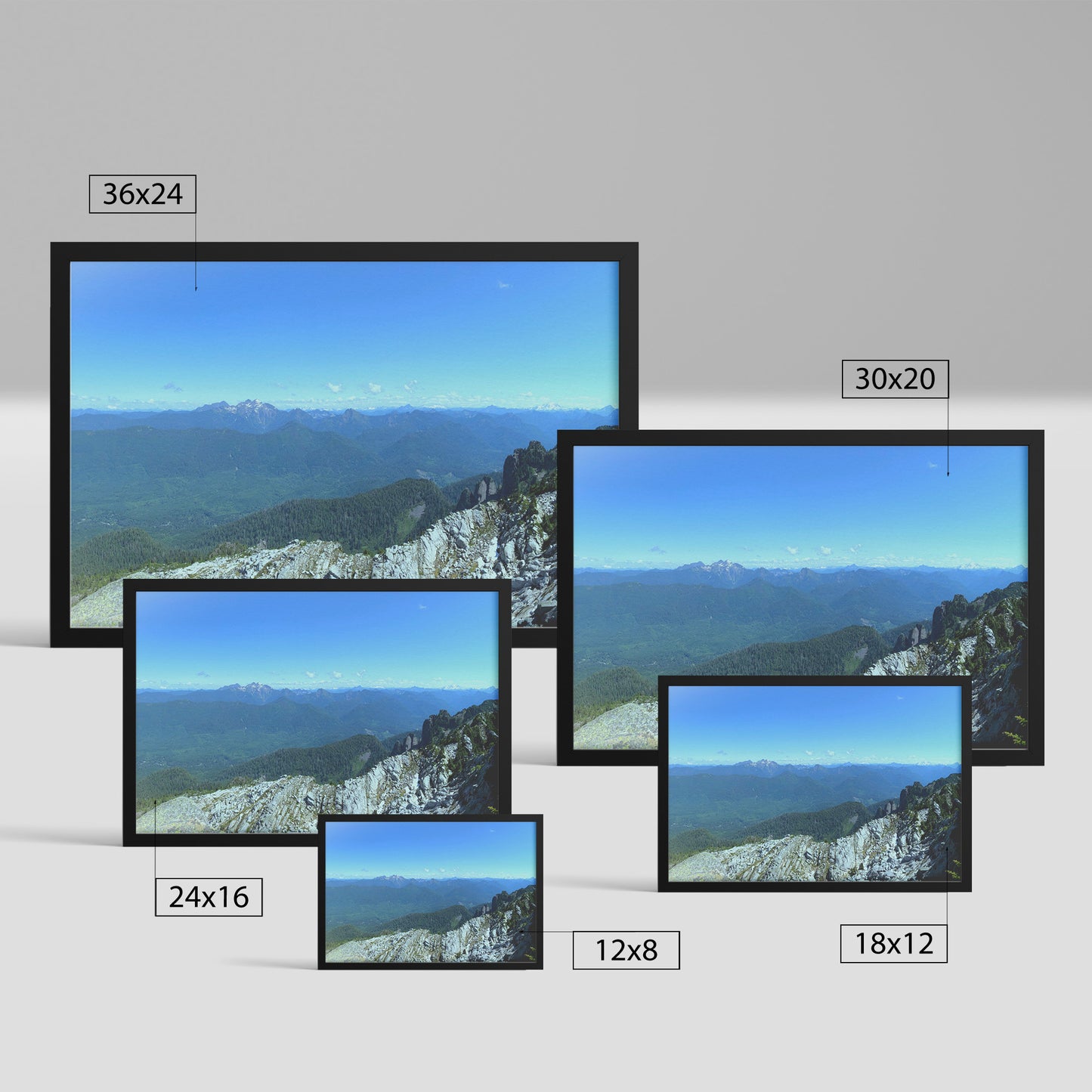 Mt. Pilchuck Framed Print