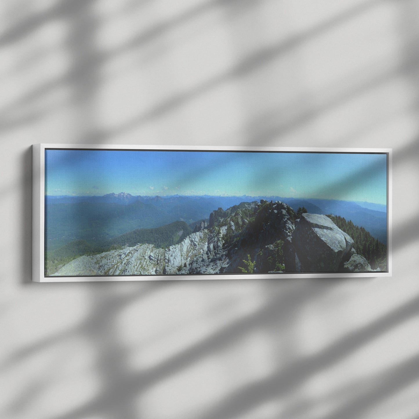 Mt. Pilchuck Panoramic Framed Canvas