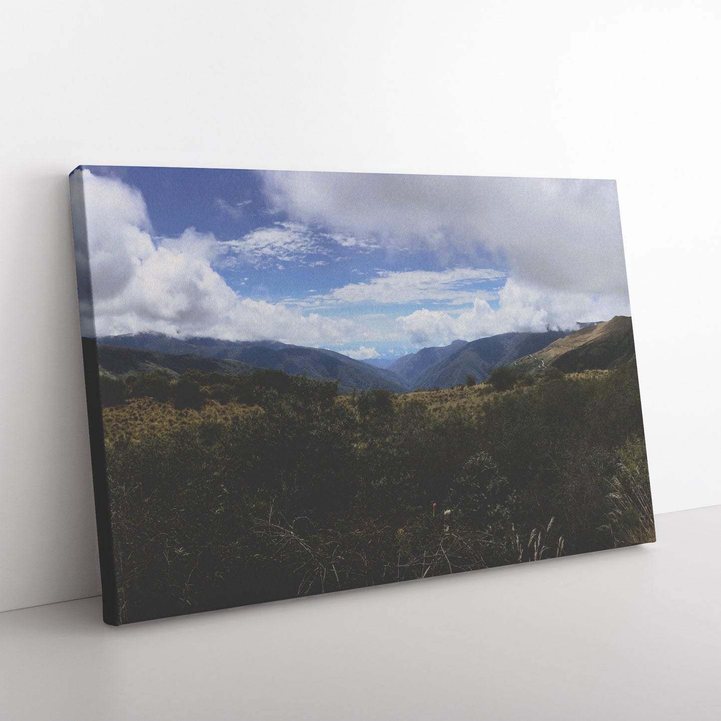 Peru Mountains Canvas Wrap