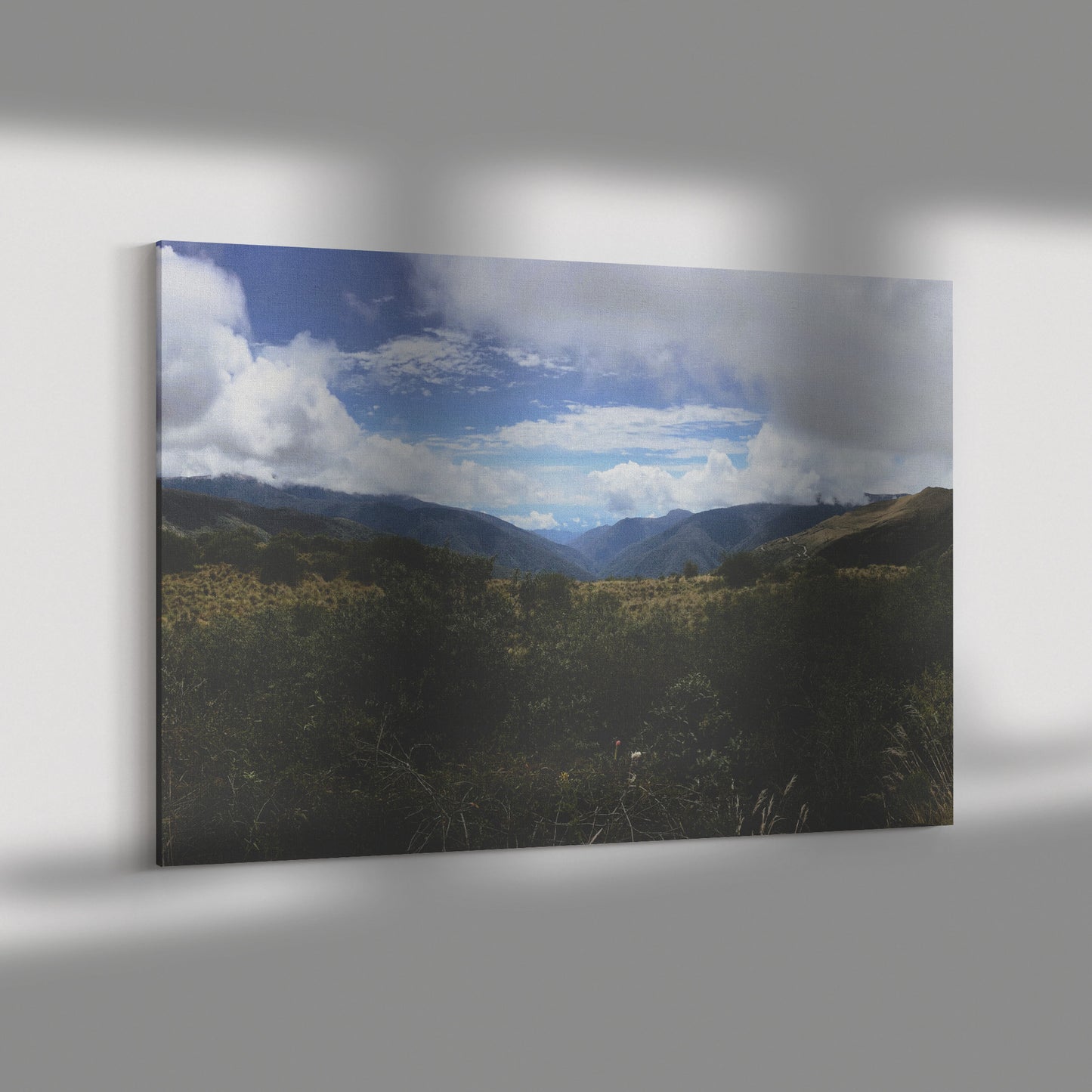 Peru Mountains Canvas Wrap