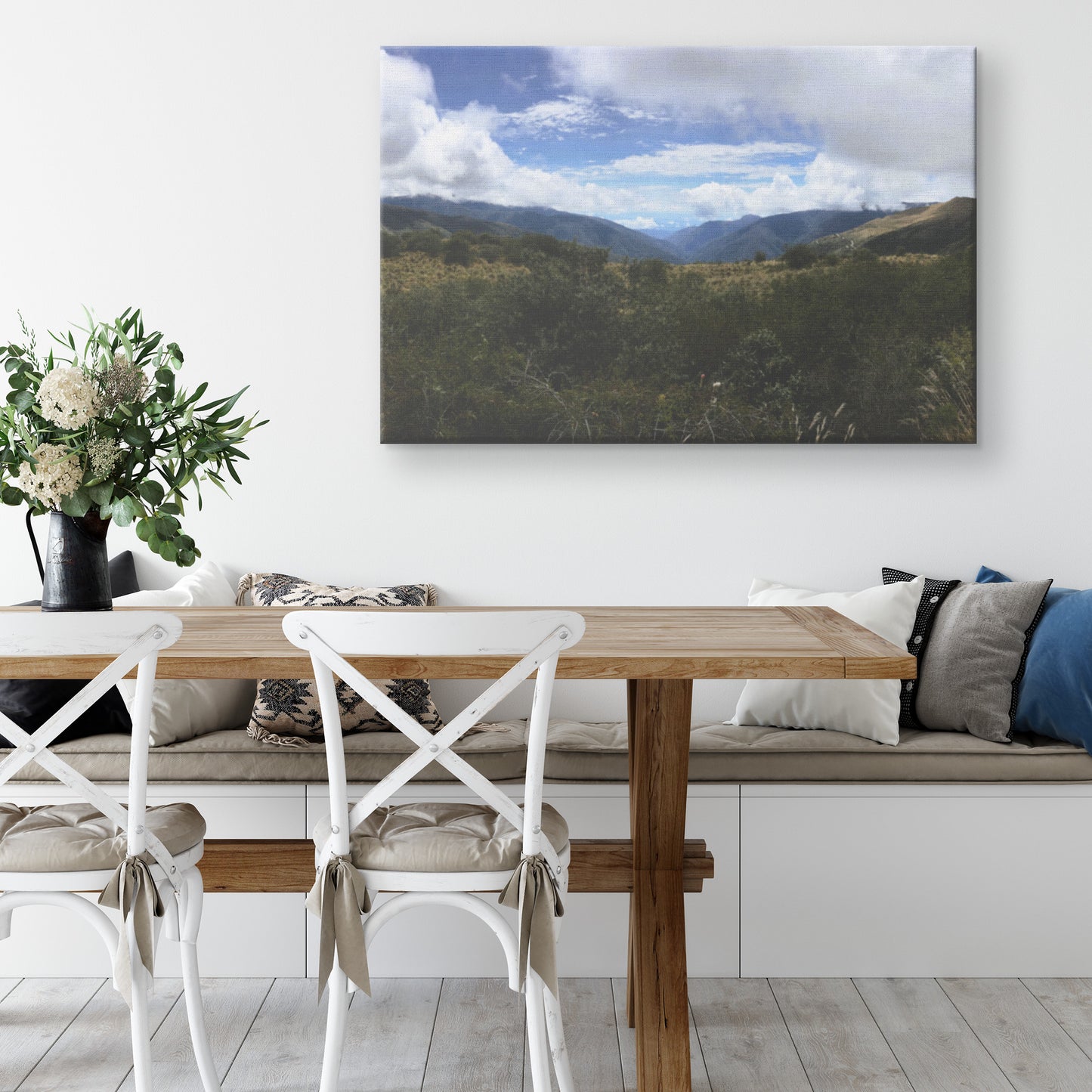 Peru Mountains Canvas Wrap
