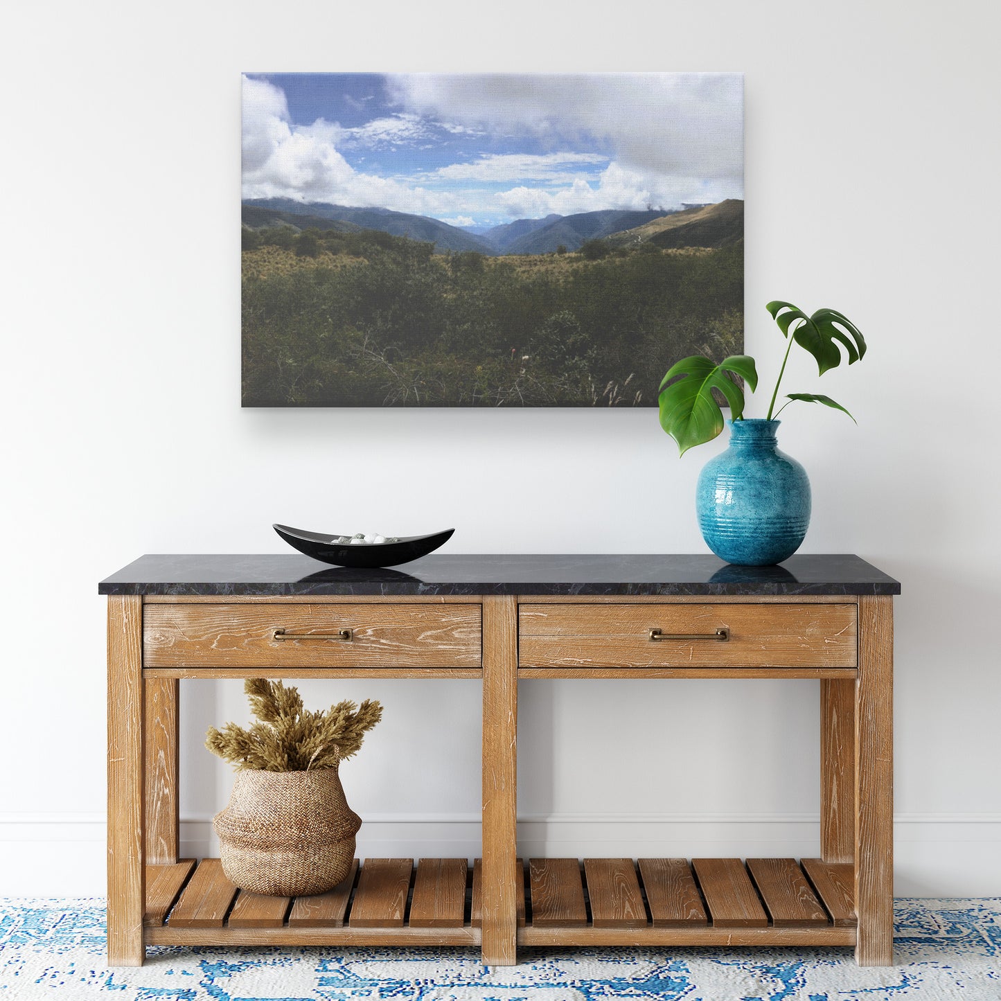 Peru Mountains Canvas Wrap