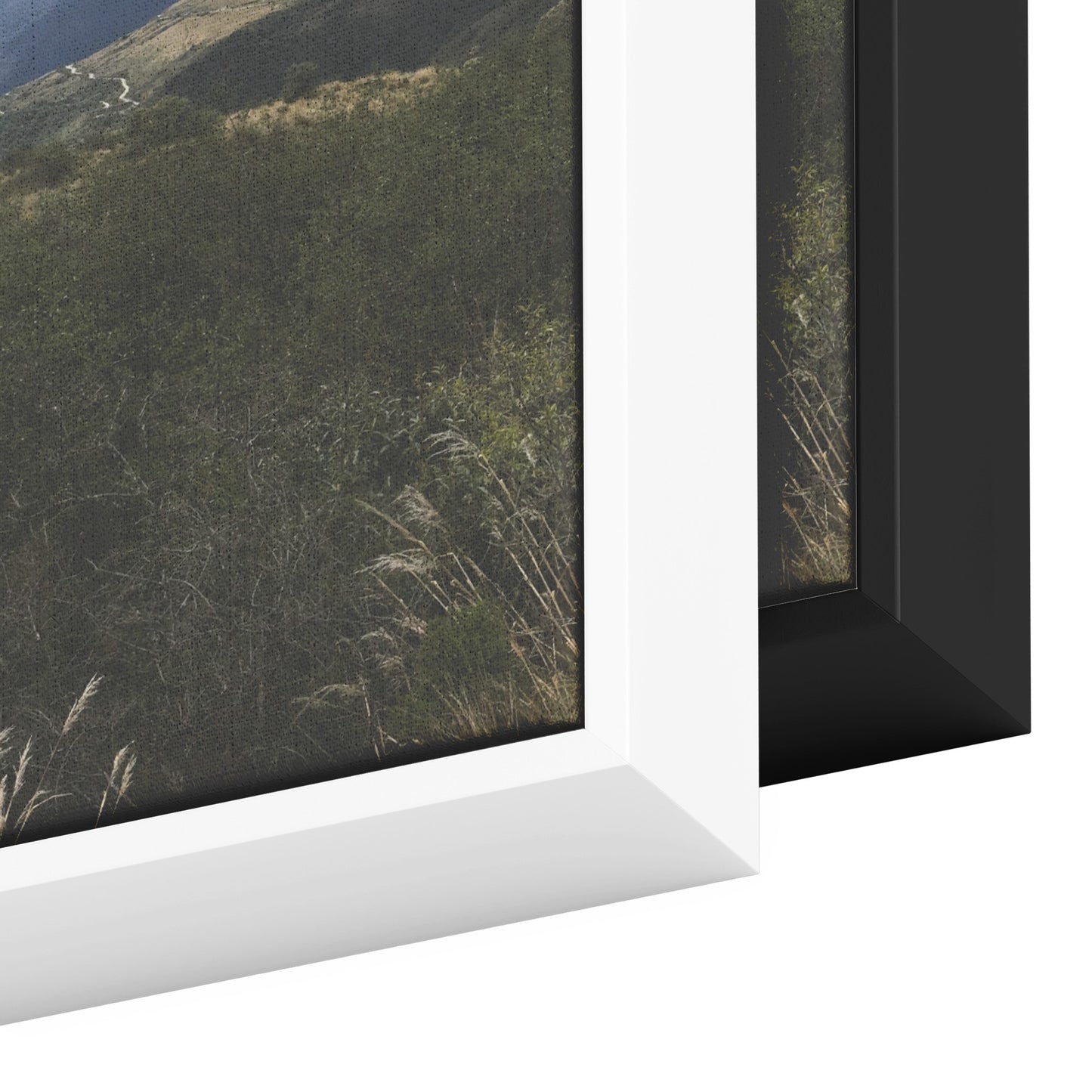 Peru Mountains Framed Canvas