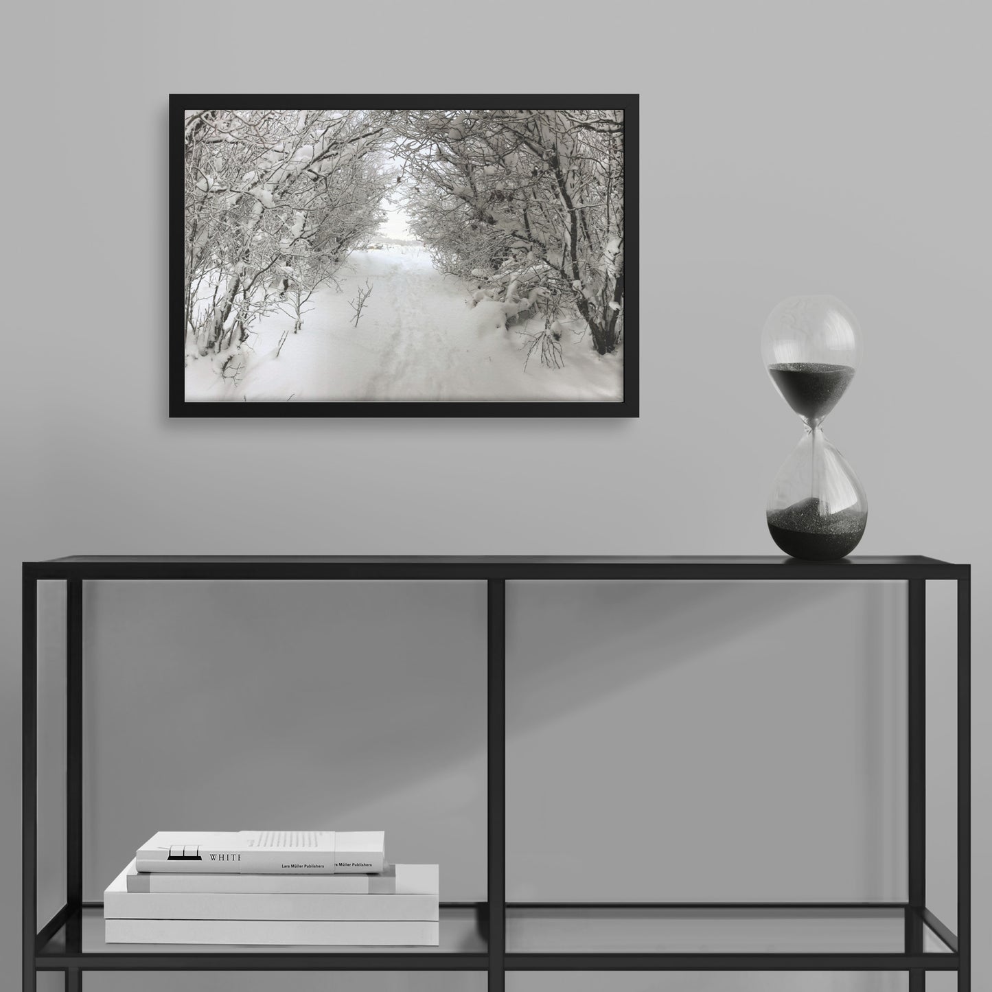 Pullman Snow Framed Print