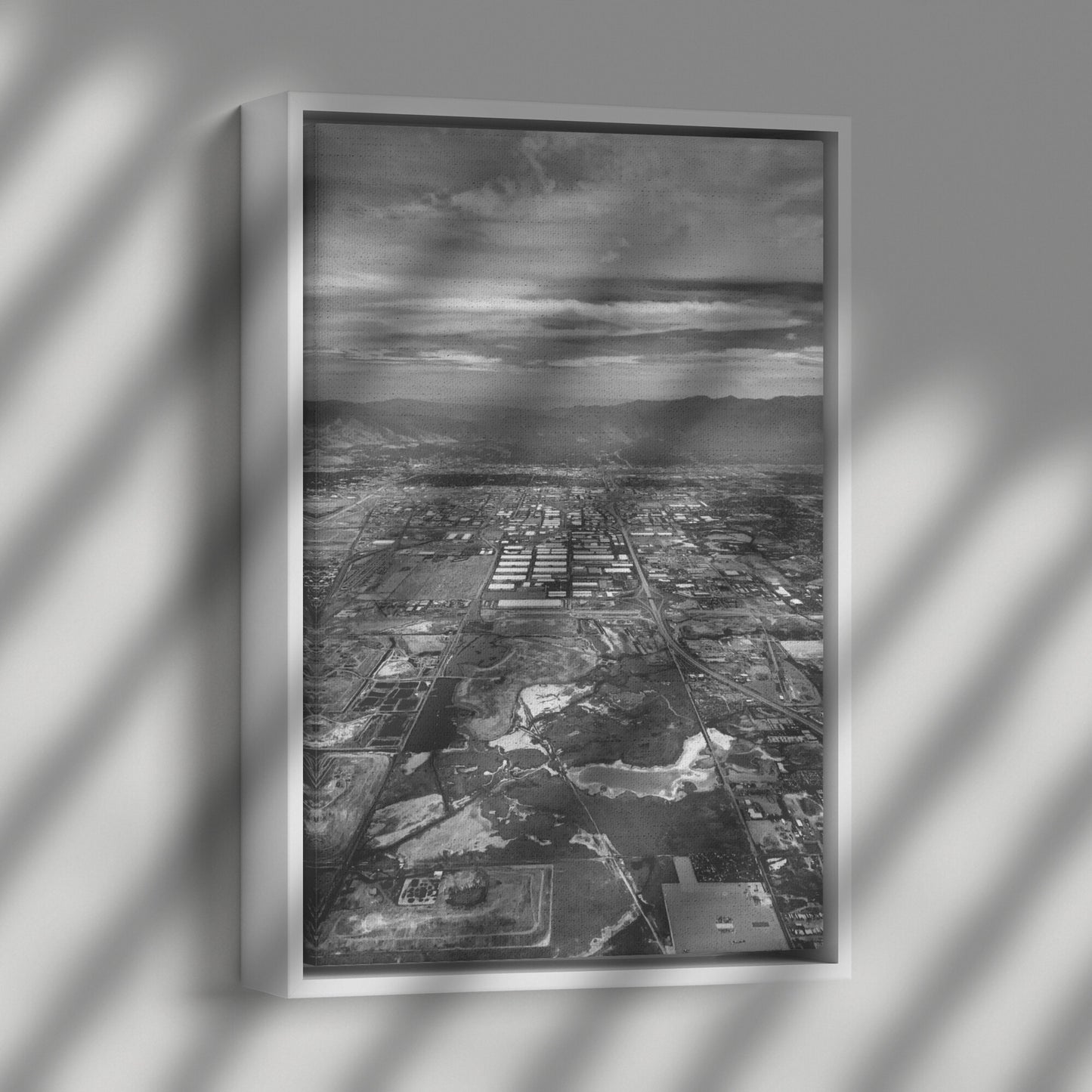 Salt Lake City Framed Canvas