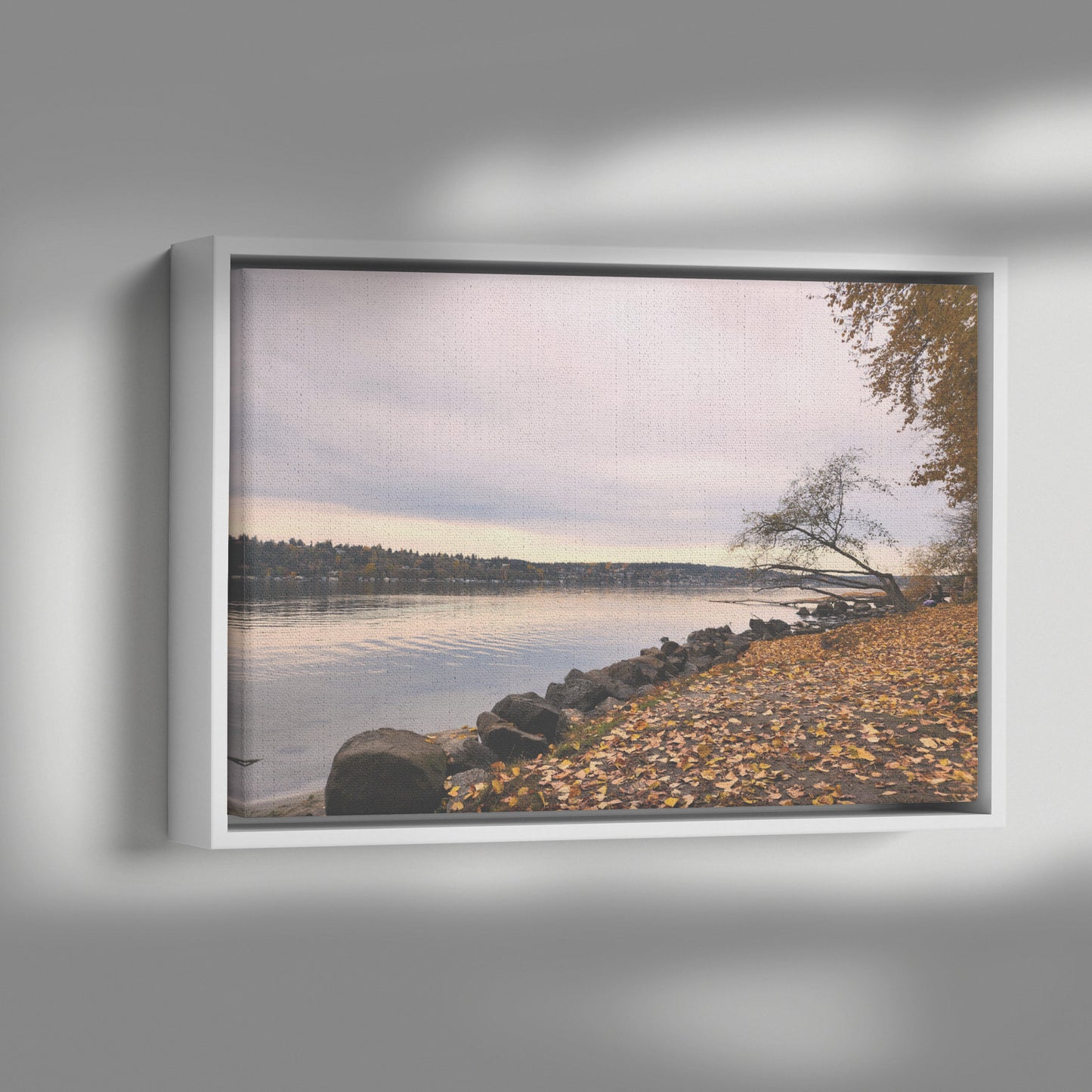 St. Edwards Beach Framed Canvas