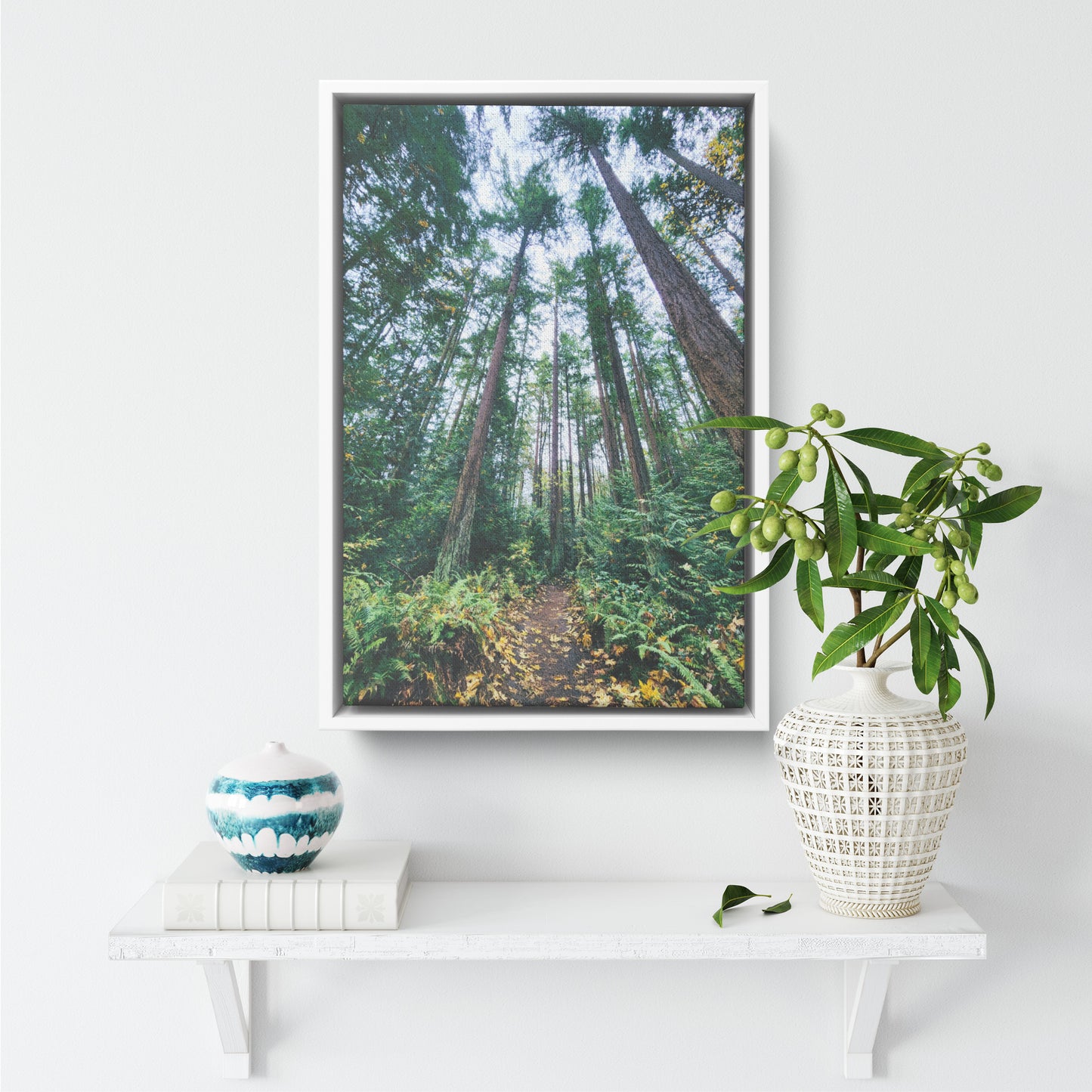 St. Edwards Trail Framed Canvas