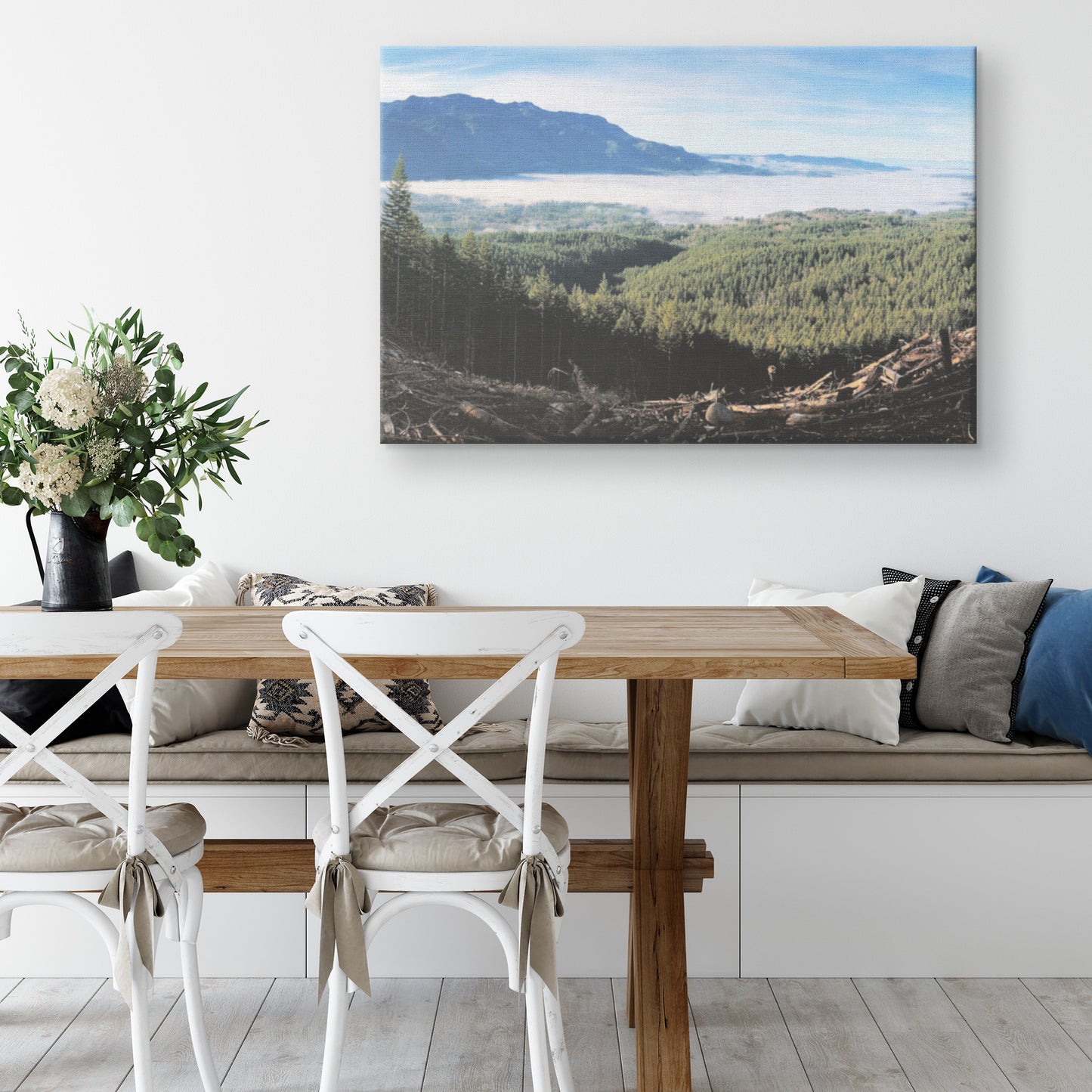 Wallace Falls Clearing Canvas Wrap