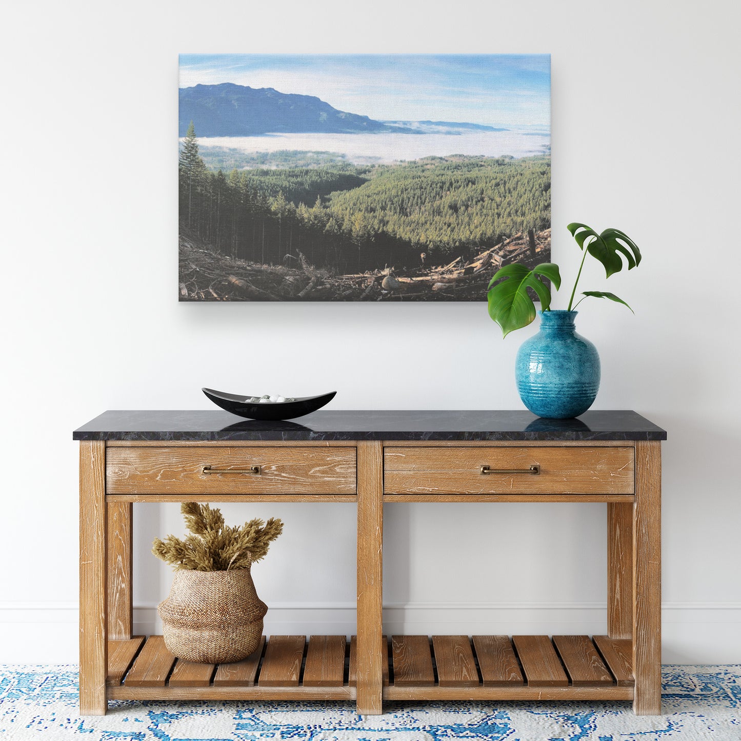 Wallace Falls Clearing Canvas Wrap