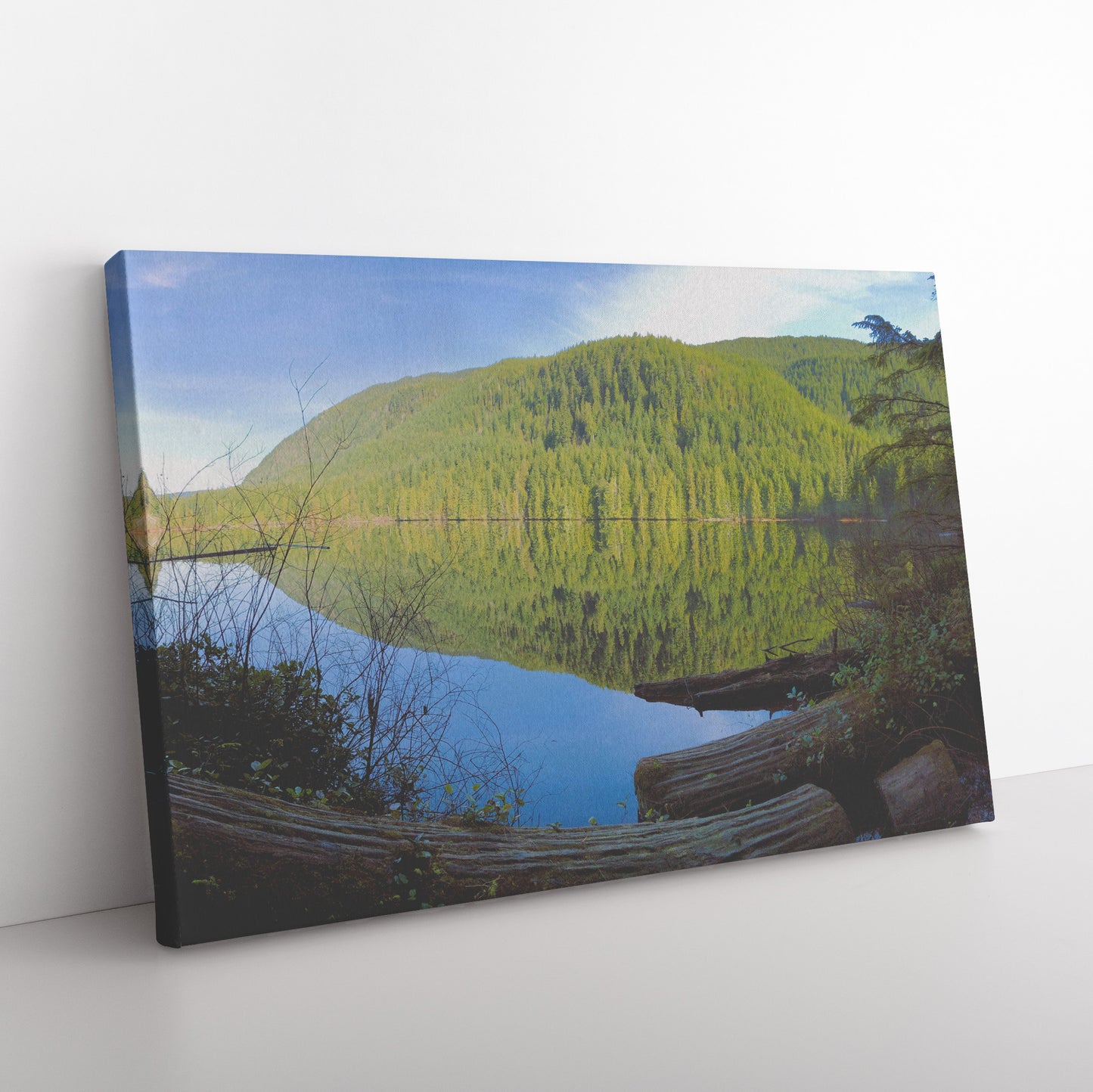 Wallace Falls Lake Canvas Wrap