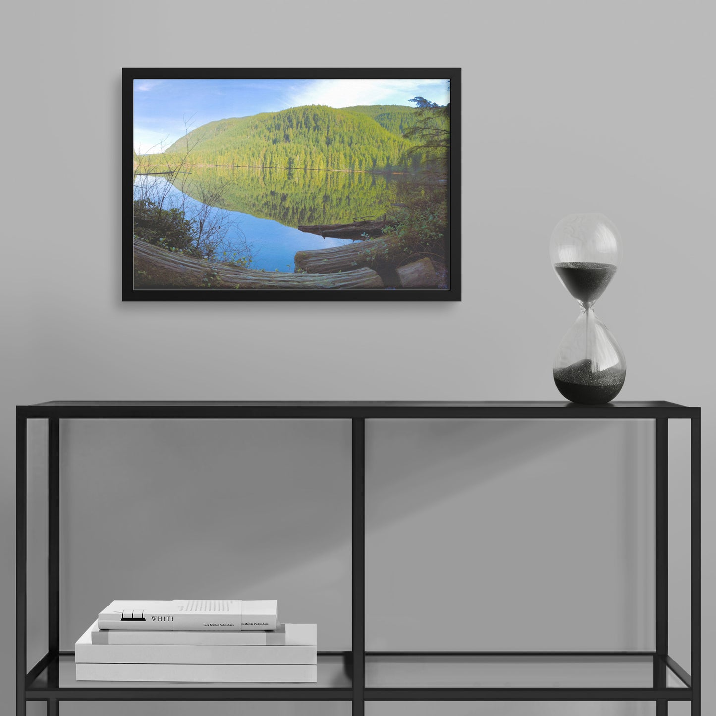 Wallace Falls Lake Framed Print