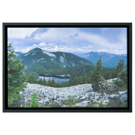 Alpine Lakes Framed Canvas