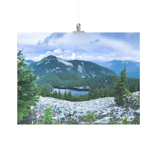 Alpine Lakes Poster 18x24