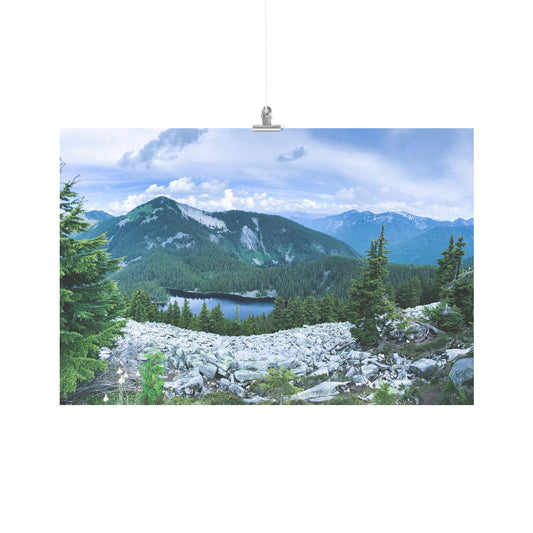 Alpine Lakes Poster 24x36