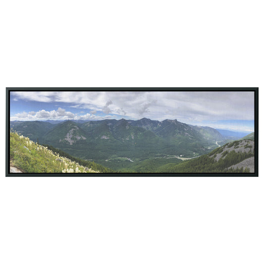 Bandera Mountain Panoramic Framed Canvas