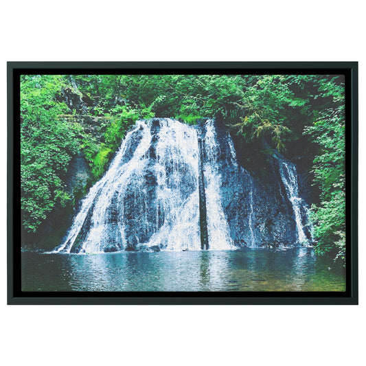 Cherry Creek Falls Framed Canvas