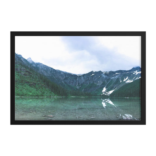 Glacier National Park Lake Framed Print
