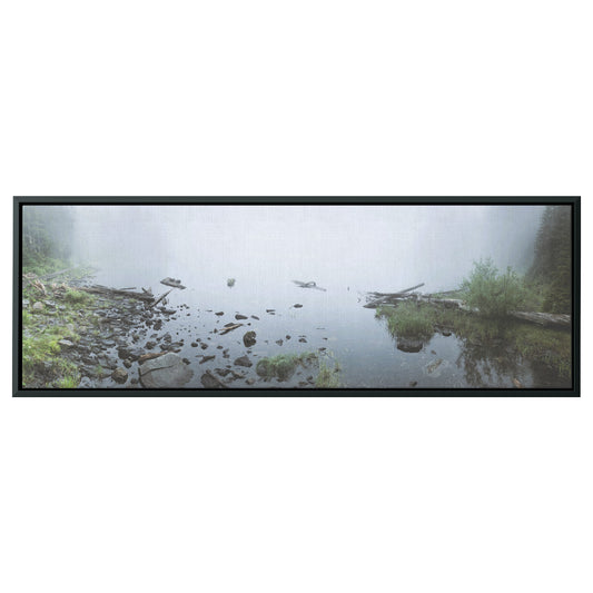 Lake 22 Panoramic Framed Canvas
