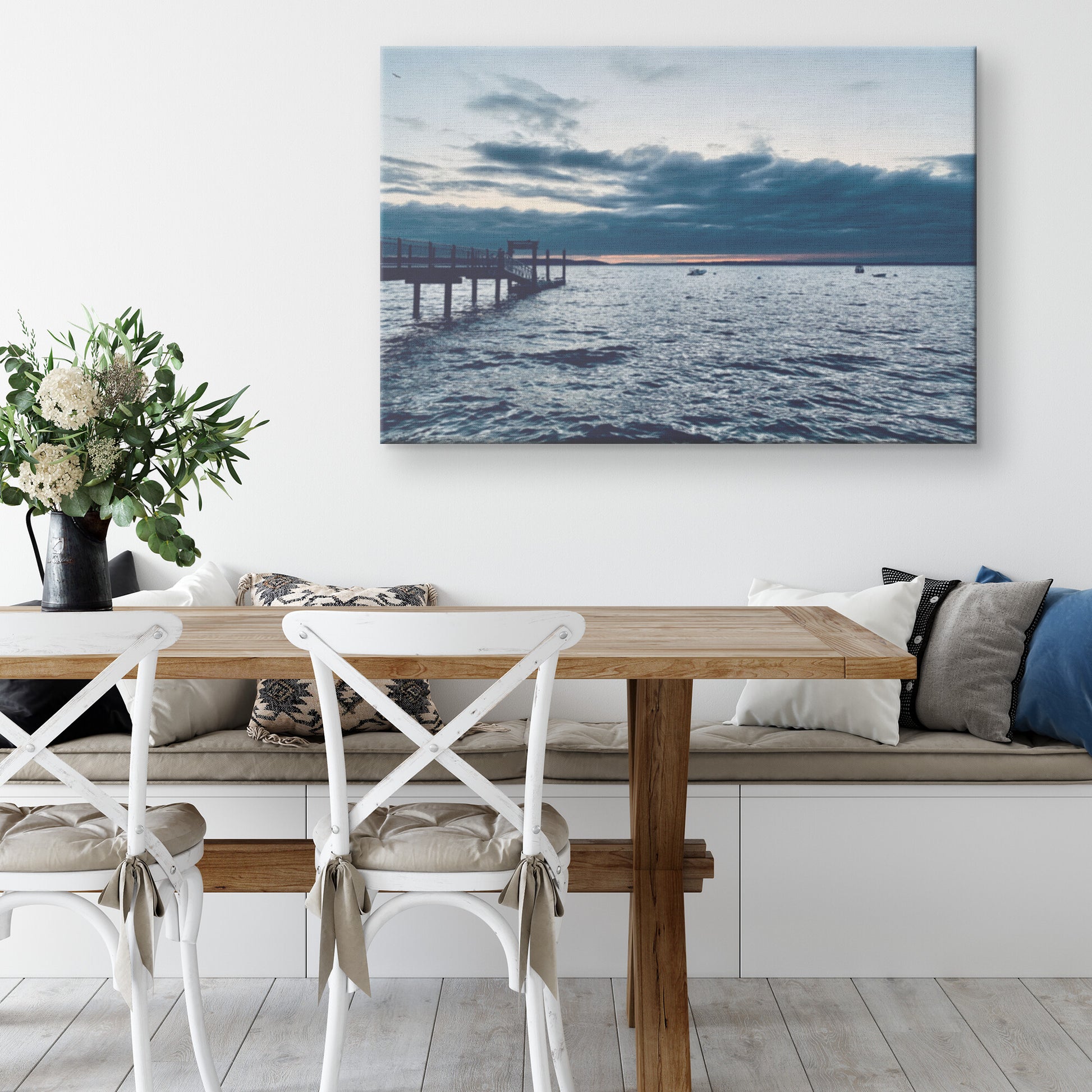 Madrona Beach Canvas Wrap-Wall Art