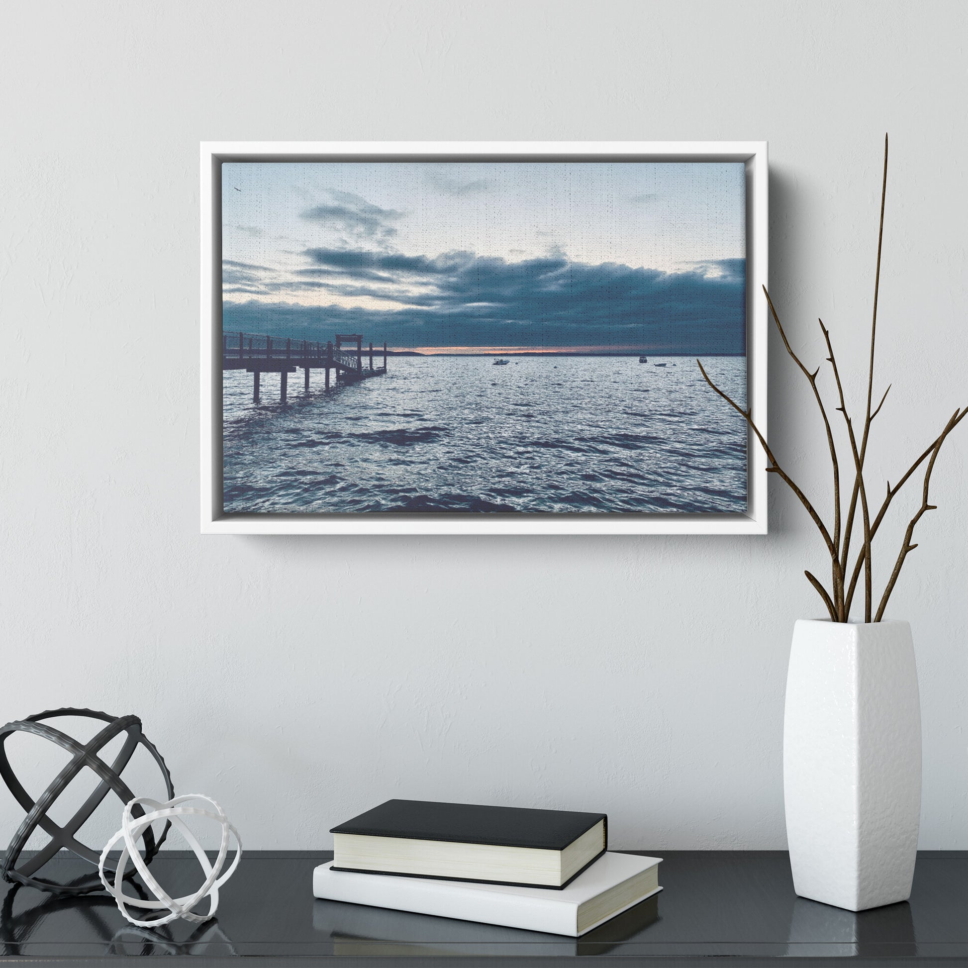 Madrona Beach Framed Canvas-Wall Art