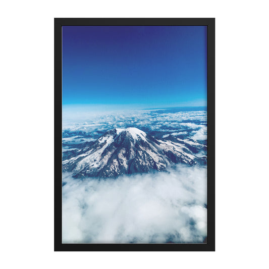 Mount Rainier Aerial Framed Print-Wall Art
