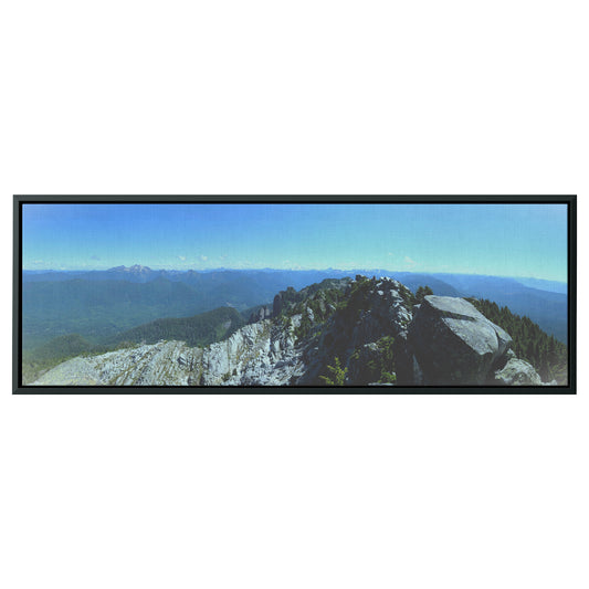 Mt. Pilchuck Panoramic Framed Canvas
