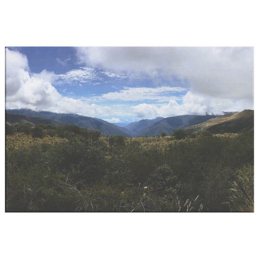Peru Mountains Canvas Wrap