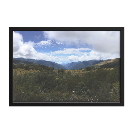 Peru Mountains Framed Print