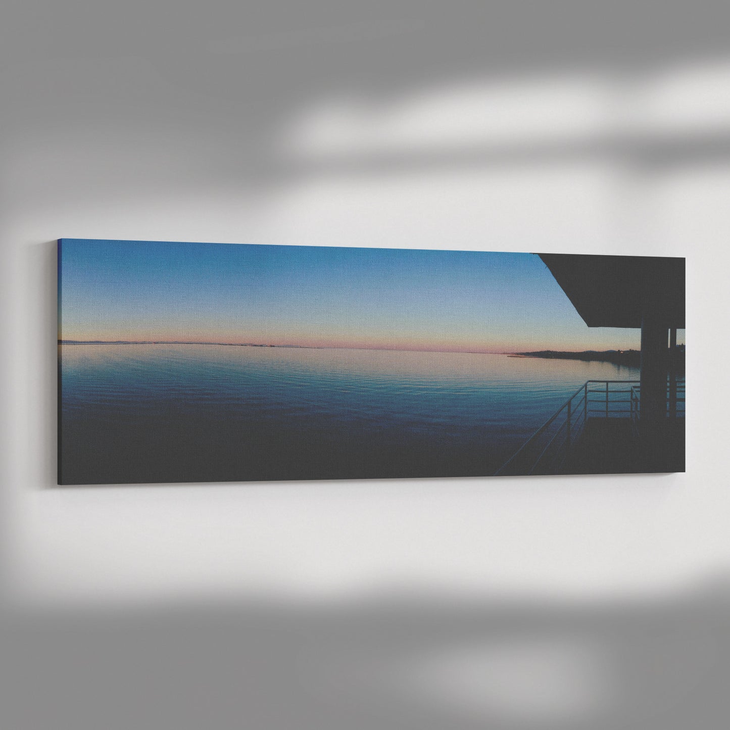 Port Angeles Panoramic Canvas Wrap