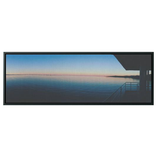 Port Angeles Panoramic Framed Canvas