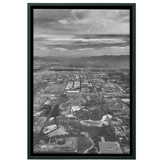 Salt Lake City Framed Canvas