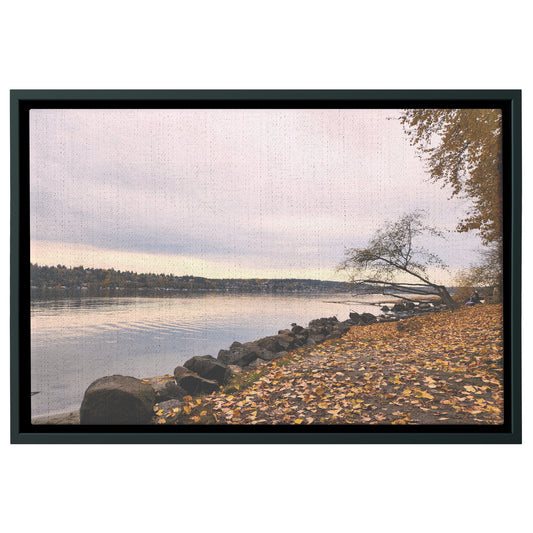 St. Edwards Beach Framed Canvas