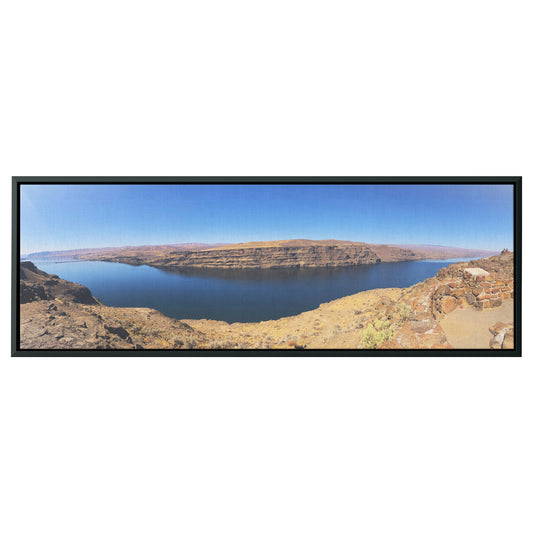 Vantage Panoramic Framed Canvas
